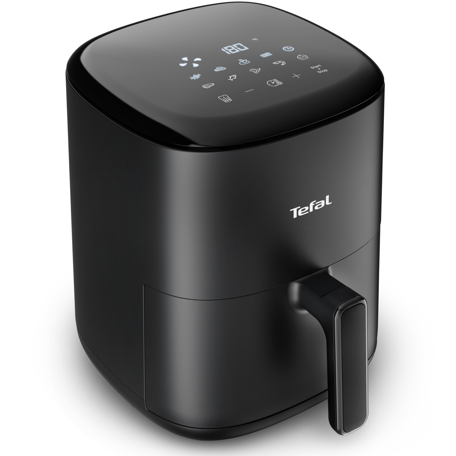 Tefal Easy Fry Compact EY145810 hot air fryer, 1300W, 10 programs, 3L capacity, touch screen, removable non-stick bowl, automatic shut-off, black