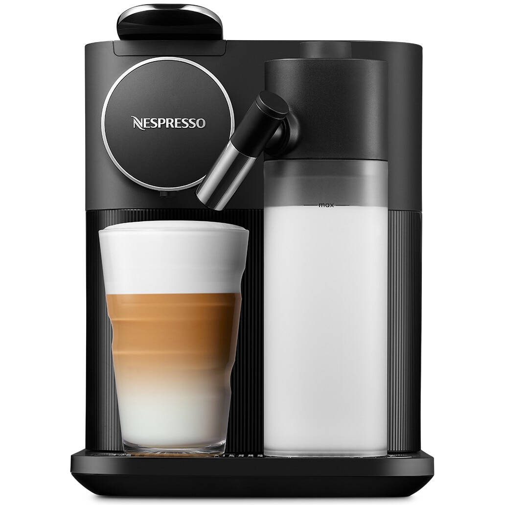 Espressor Nespresso by De'Longhi Gran Lattissima EN650.B, 1400W, 19 Bar, Sistem de spumare a laptelui, 1.3L, Negru, + set capsule degustare