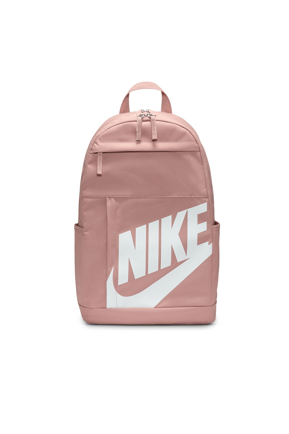Nike, Rucsac cu logo Element - 21L, Alb, Roz prafuit