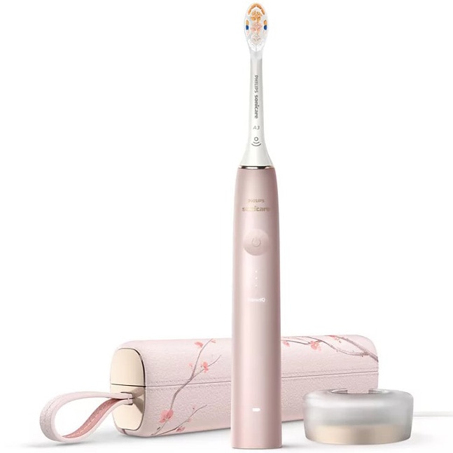 Philips Prestige 9900 HX9992/31, Sonic Electric Toothbrush, 62000 movements/min, AI app, 5 modes, Pink