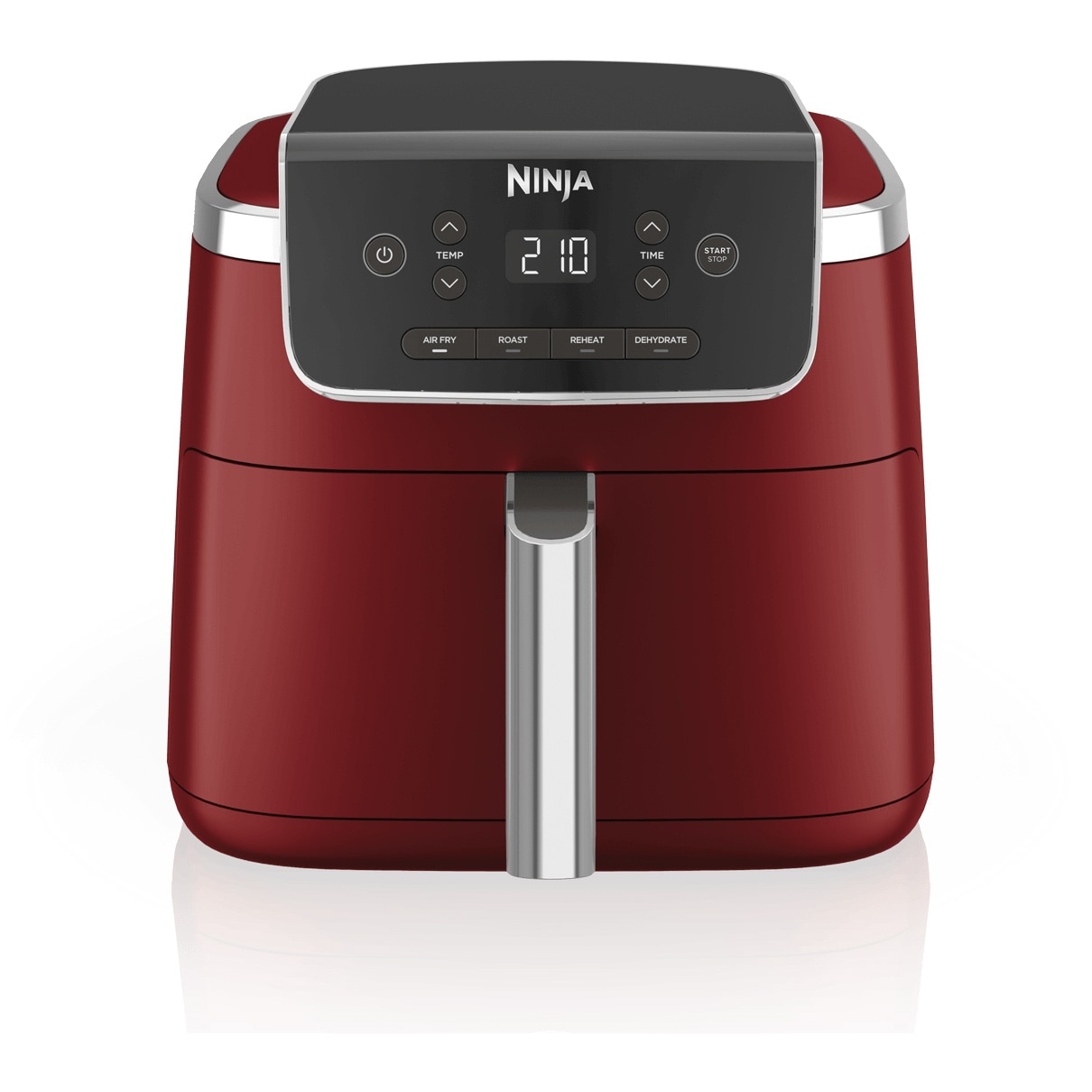 Ninja AF140EUCM hot air fryer, 2000W, 4.7L, 40-210°C, auto shut-off, 4 cooking programs, burgundy