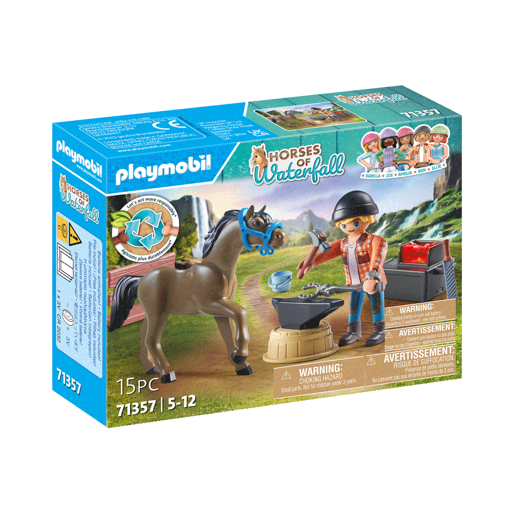 Playmobil Horses of Waterfall - Potcovar cu calut
