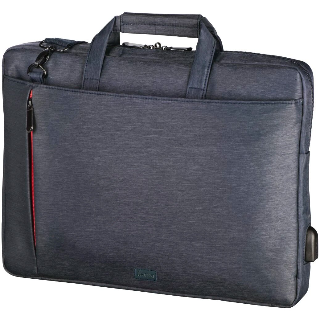 Hama Manchester Laptop Bag, Up to 44 Cm (17.3"), Blue