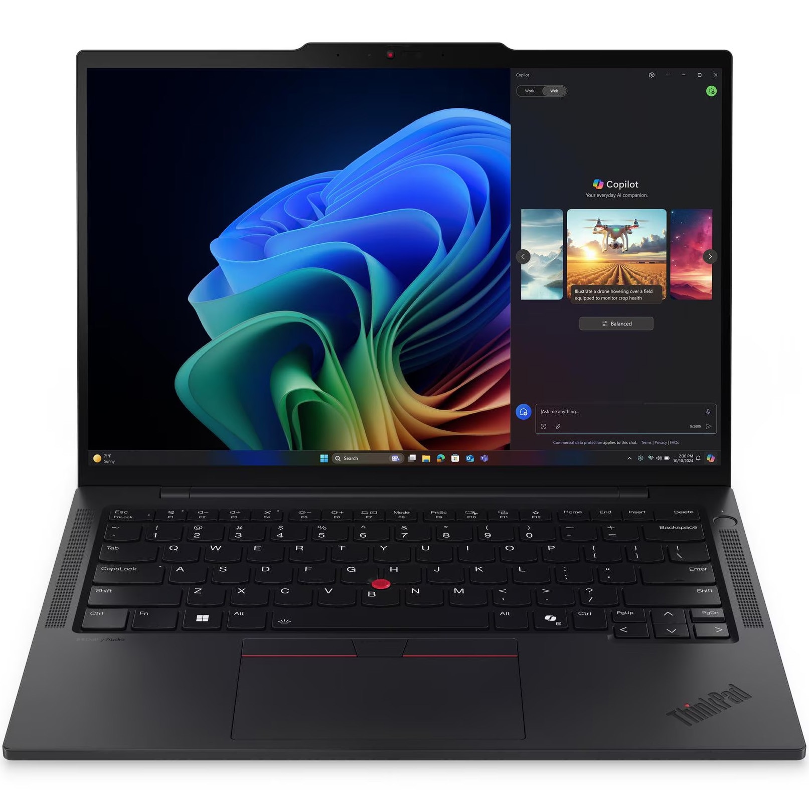 Lenovo ThinkPad T14s Gen 6 (AMD) laptop with AMD Ryzen™ AI 7 PRO 360 processor up to 5.00 GHz, 14" WUXGA IPS, Touch, 64GB RAM, 1TB SSD, AMD Radeon™ 880M Graphics, Windows® 11 Pro