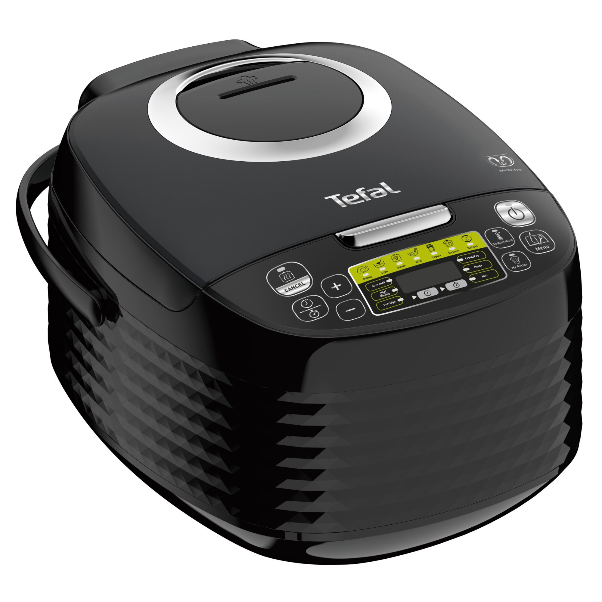Multicooker 16in1 Tefal SpheriCook RK745800, 820W, 5L capacity, LED control panel, 24h keep warm function, black