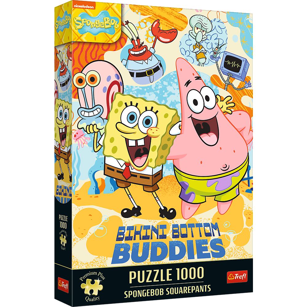 Puzzle Trefl Premium Plus - Spongebob Squarepants, 1000 piese