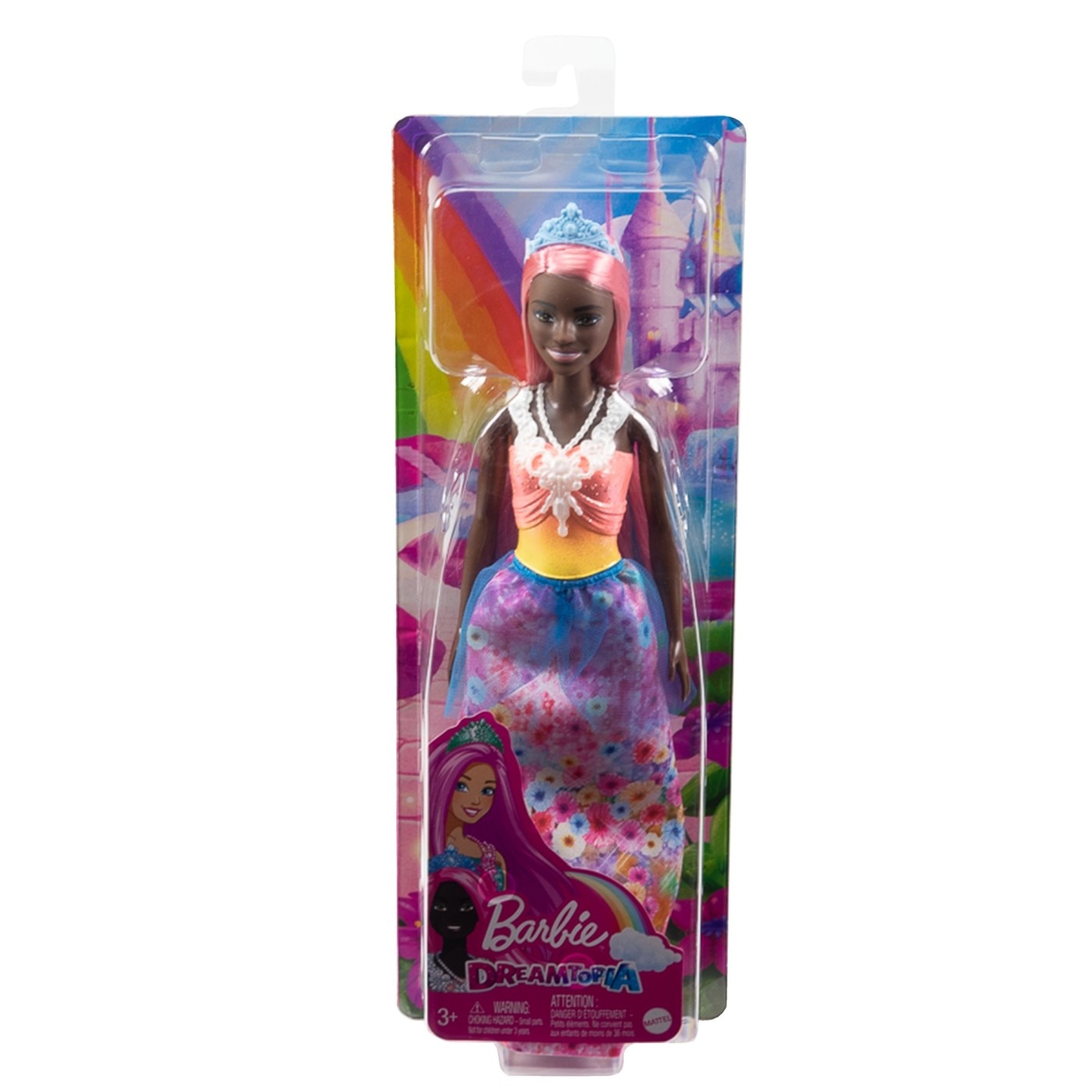 Papusa Barbie Dreamtopia - Printesa cu par corai