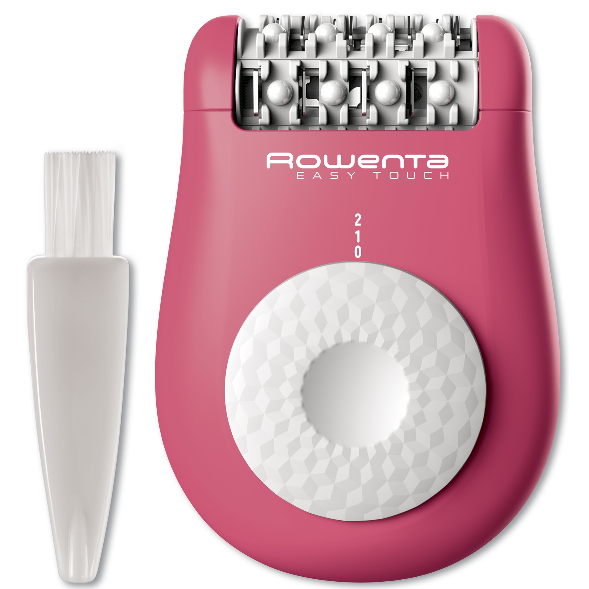 Epilator Rowenta Easy Touch EP1110F1, 2 viteze, 24 pensete, 4.8W, masaj cu bile, roz