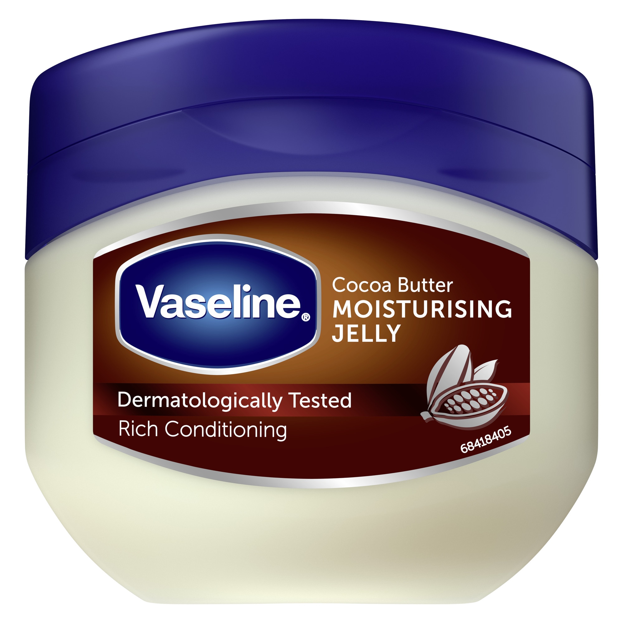 Vaselina cosmetica cu unt de cacao Vaseline, pentru un ten luminos si hidratat, 100 ml