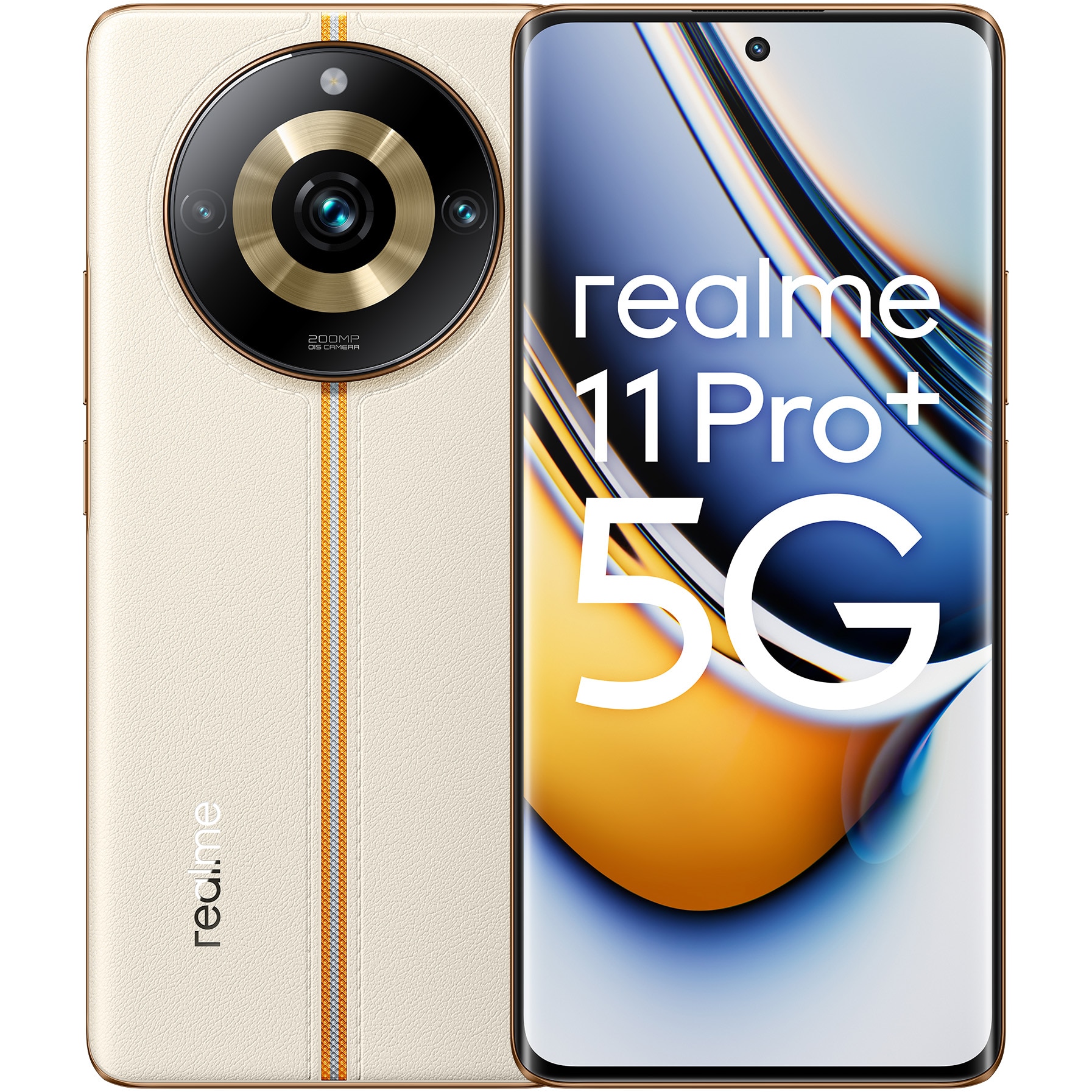 Telefon mobil realme 11 Pro+, Dual SIM, 12GB RAM, 512GB, 5G, Sunrise Beige