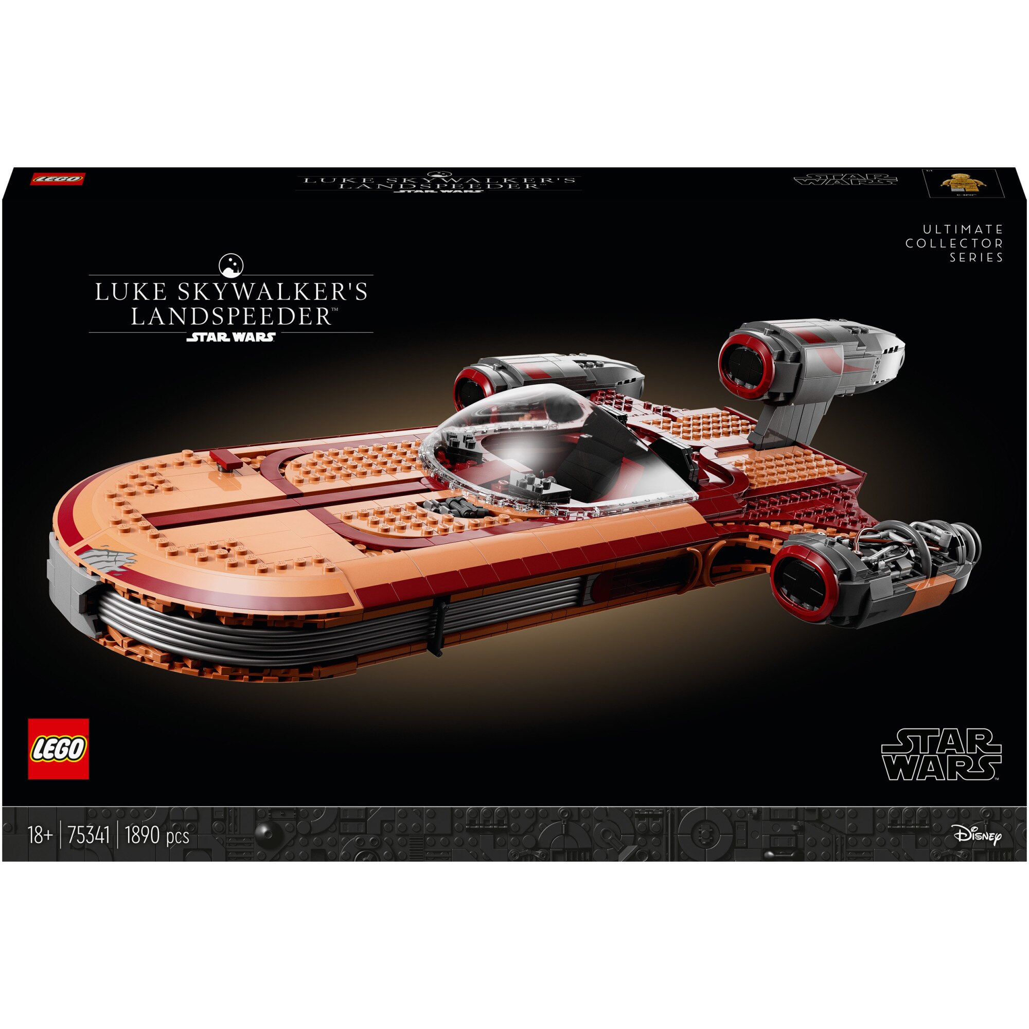 LEGO® Star Wars™ - Landspeeder™ al lui Luke Skywalker 75341, 1890 piese