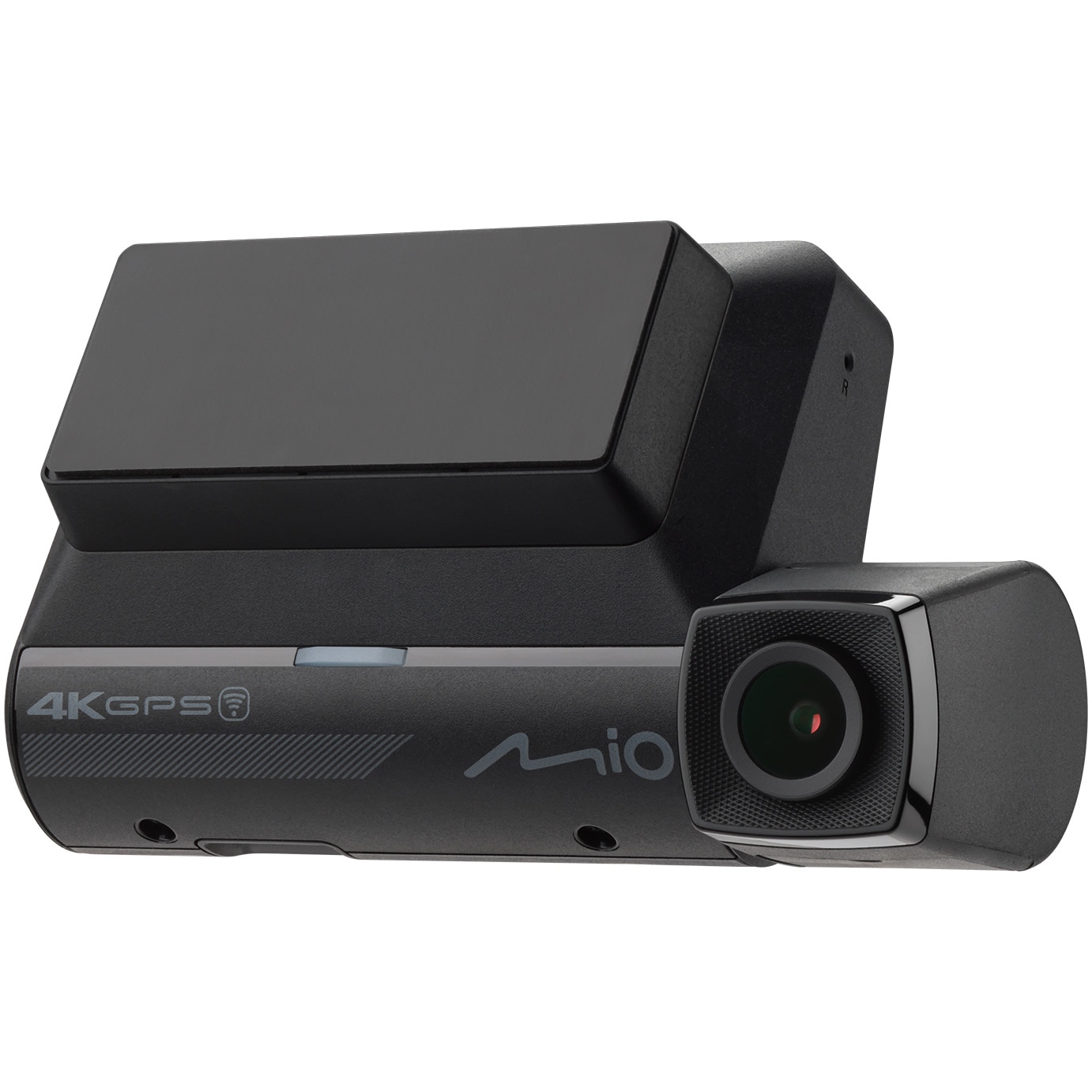Car video camera Mio MiVue 955W, 4K, HDR, Wi-Fi, GPS, Medium alert fixed radar camera, Black