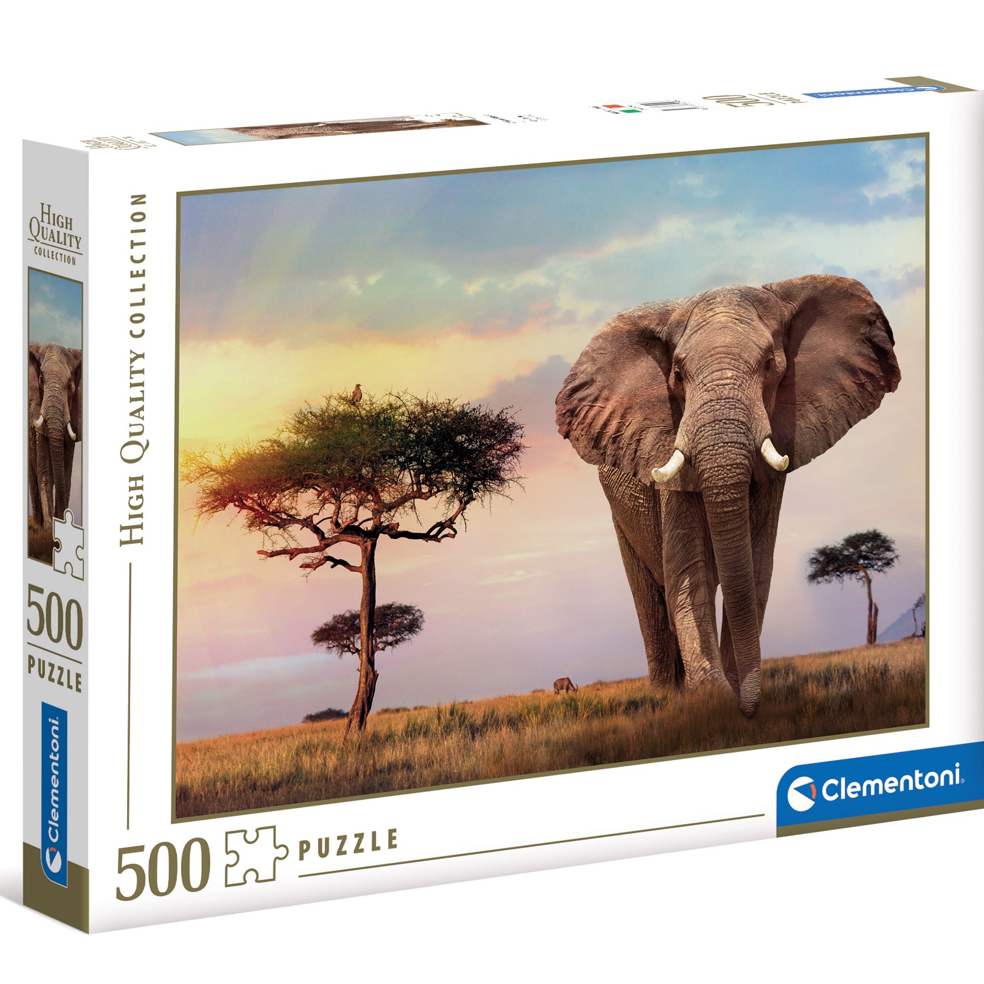 Puzzle Clementoni - Apus in Africa, 500 piese