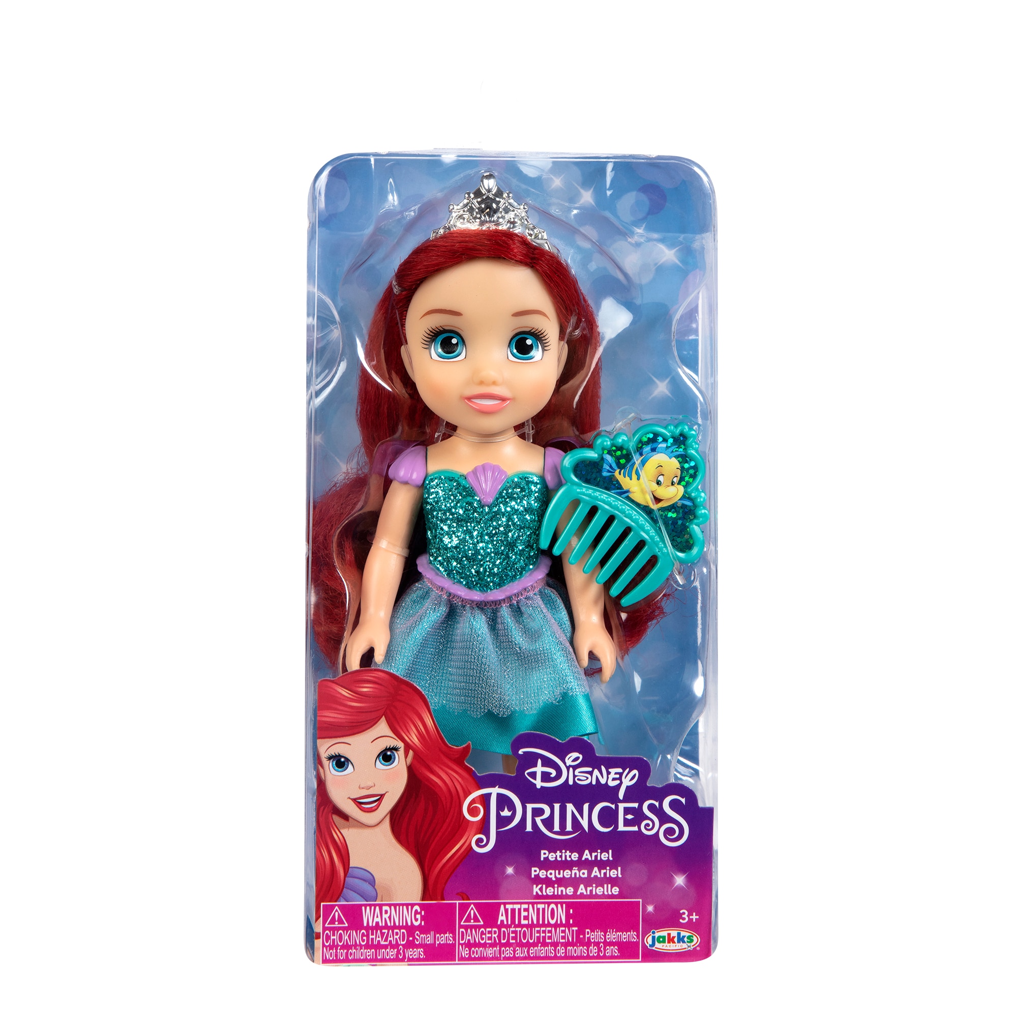 Papusa Disney Princess - Ariel, 15 cm