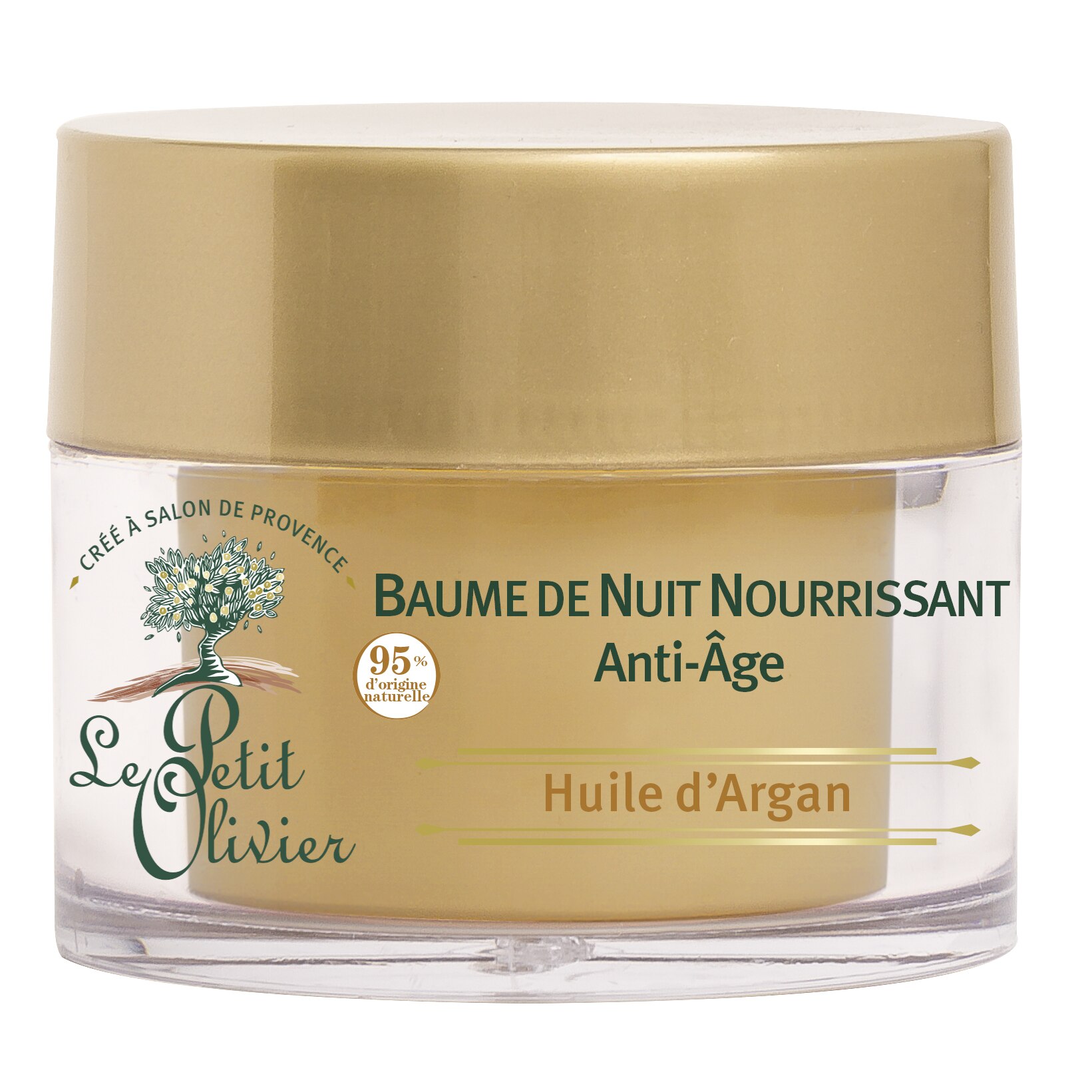 Crema ingrijire ten Le petit olivier pentru noapte anti-age cu ulei de argan, 50 ml