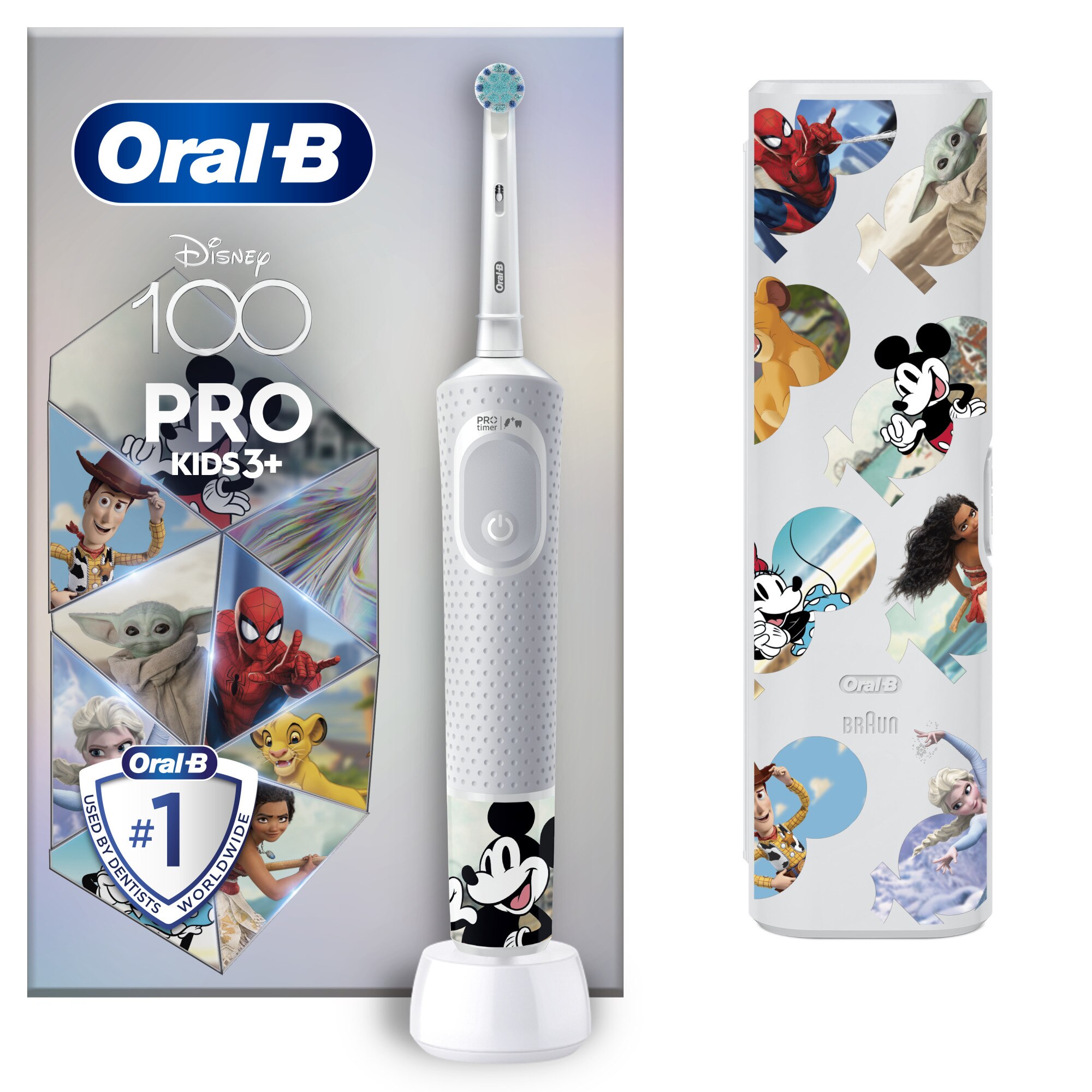 Oral-B Pro Kids Mickey Mouse electric toothbrush, case