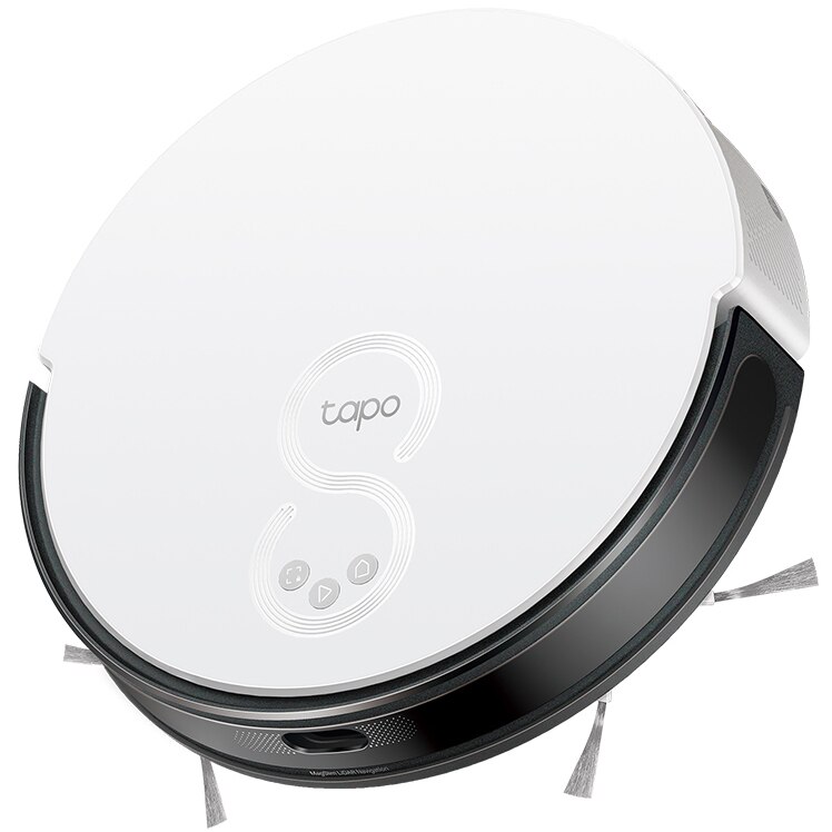 Robot aspirare TP-Link Tapo RV20 Mop: 2700 Pa, Ultra-Slim 7.8 cm, 3h autonomie, alb/negru
