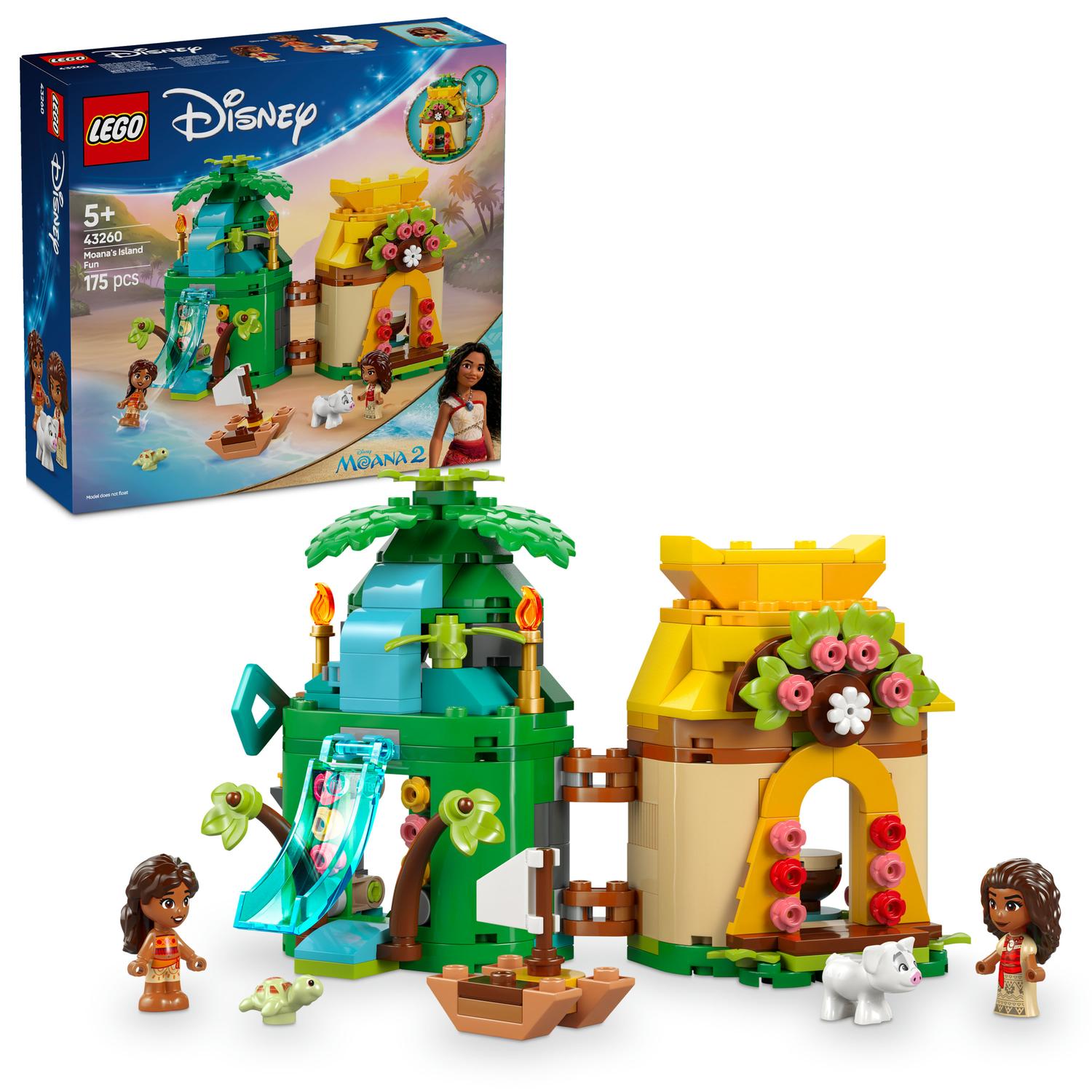 LEGO® Disney Princess™ - Distractie pe insula Moanei 43260, 175 piese