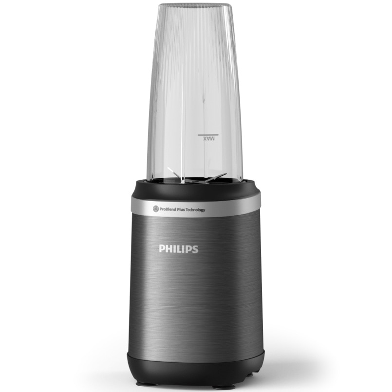 Philips Blender HR2766/00 Series 5000, 800 W, ProBlend Plus technology and blades, Removable blades, 700 ml beaker with lid, Compact design, black/silver