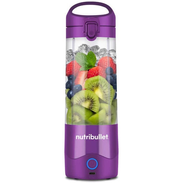 Nutribullet NBP003PU portable blender, 475 ml cup, USB-C, purple
