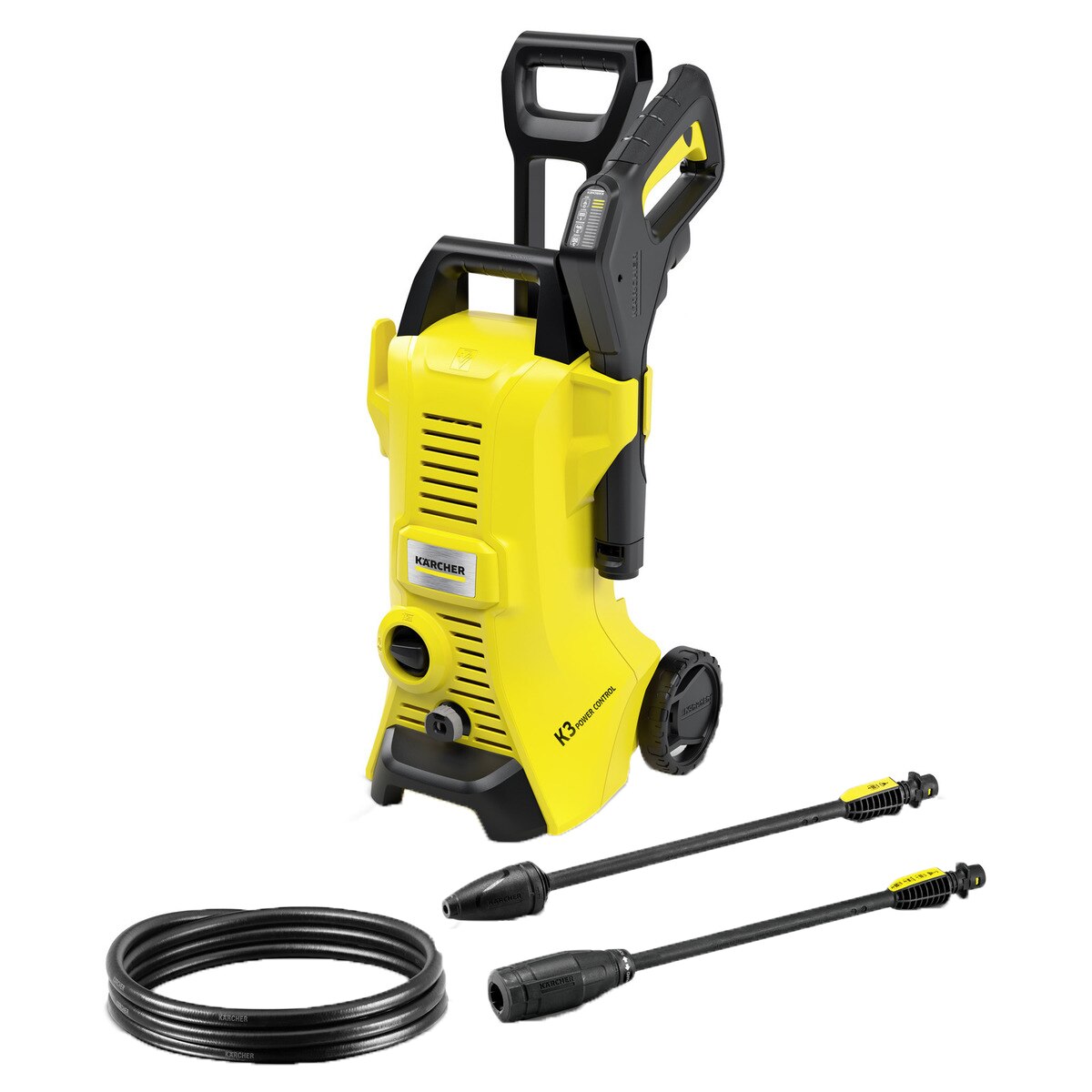 Aparat de spalat cu presiune Karcher K3 Power Control , 1600W, 120 bar presiune maxima, 380 l/h debit maxim, Furtun de presiune 7 m , rezervor detergent, duza murdarie grosiera