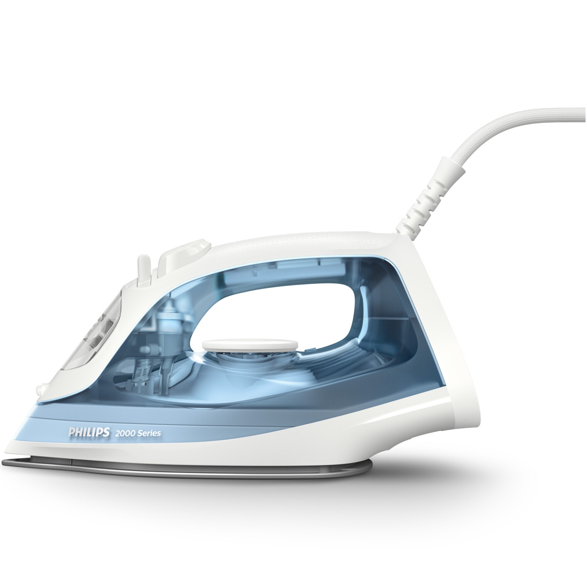 Philips DST2010/90 Iron Series 2000, 2000W (240V), steam output 25g/min and steam jet 100g/min, Non Stick soleplate, anti-drip system, Calc Clean, tank capacity 250m, dark blue