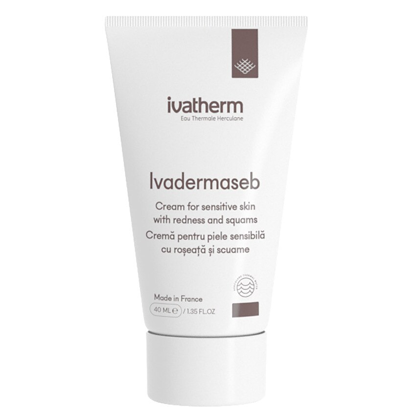Ivadermaseb, Ivatherm, anti-irritant repair cream for redness, scales, seborrheic dermatitis 40 ml