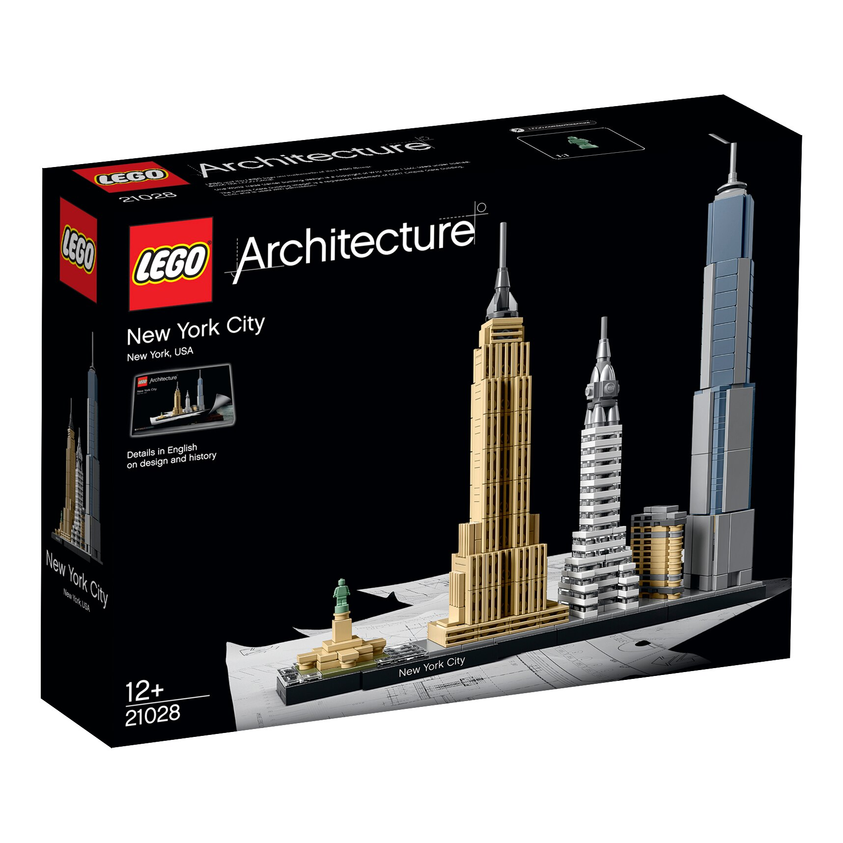 LEGO Architecture - New York 21028, 598 pieces