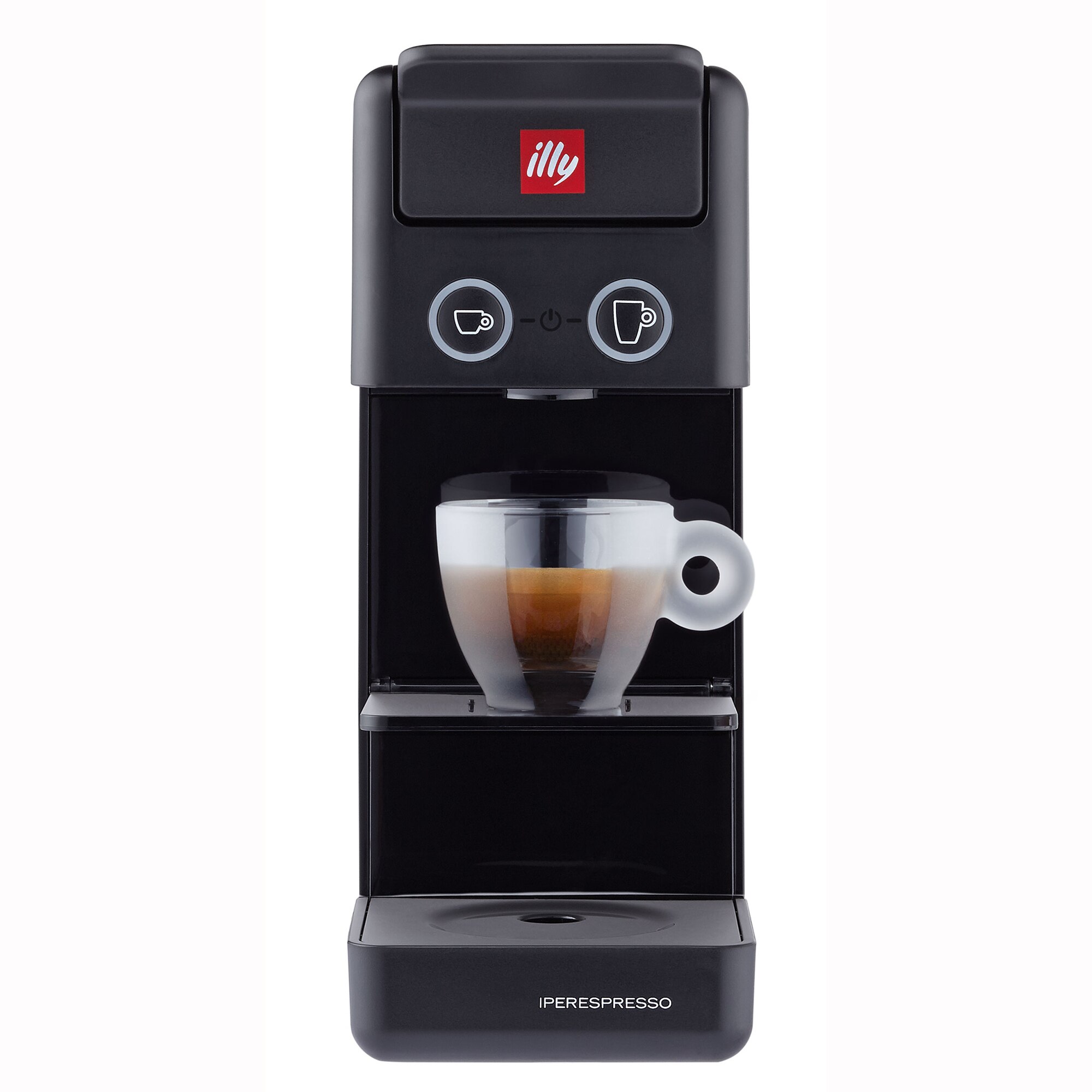 Espresor Illy Francis-Francis! Y3.3, 0.75 l, capsule, Negru + 14 capsule IPSO