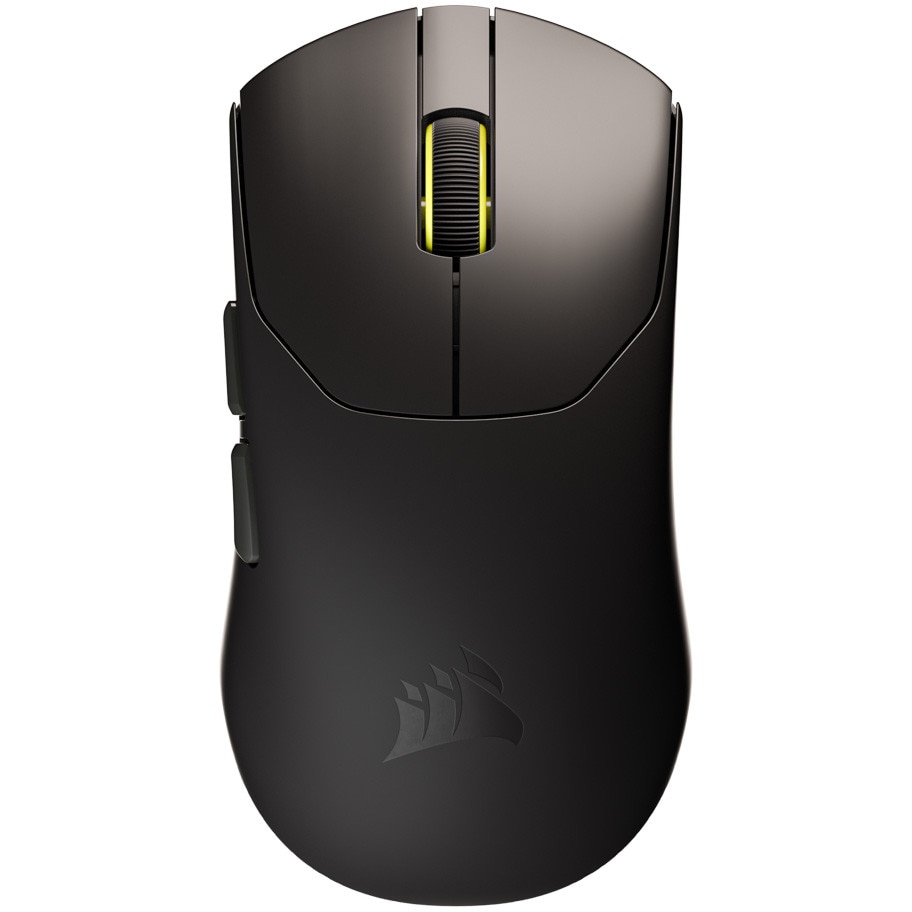 Wireless gaming mouse Corsair SABER v2 PRO Ultralight Black, 36g, w/lag-free 8kHz hyper-polling, 33K DPI sensor, symmetrical shape, black