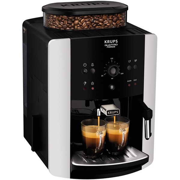 Krups Arabica EA811810 automatic espresso machine, 1450 W, 15 bar, 1.7 L, Black