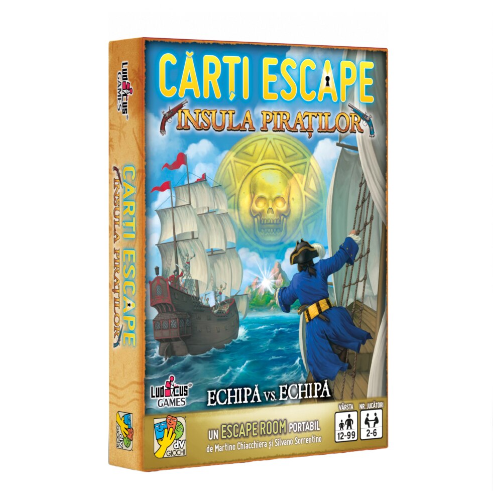 Joc de carti Escape - Insula piratilor, lb. romana