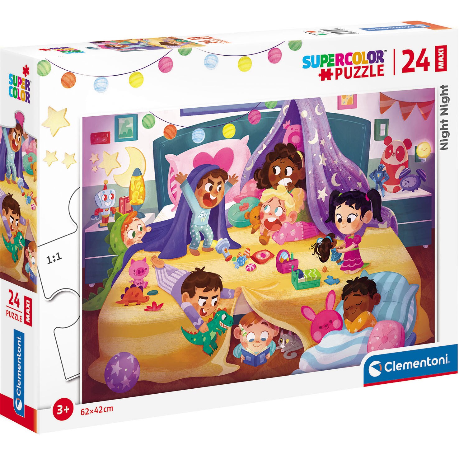 Puzzle Maxi Clementoni - Noapte buna, 24 piese
