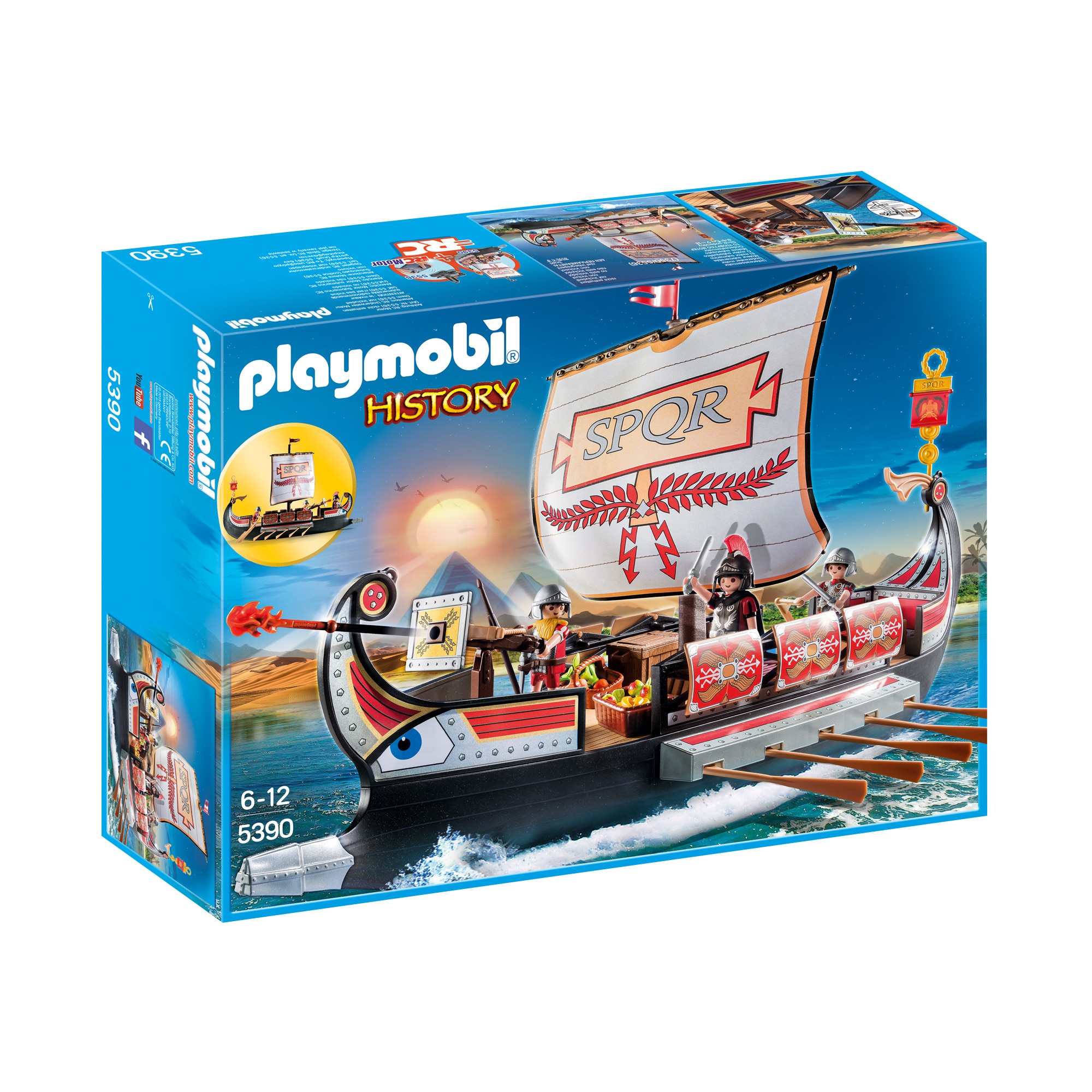 Playmobil History - Nava razboinicilor romani