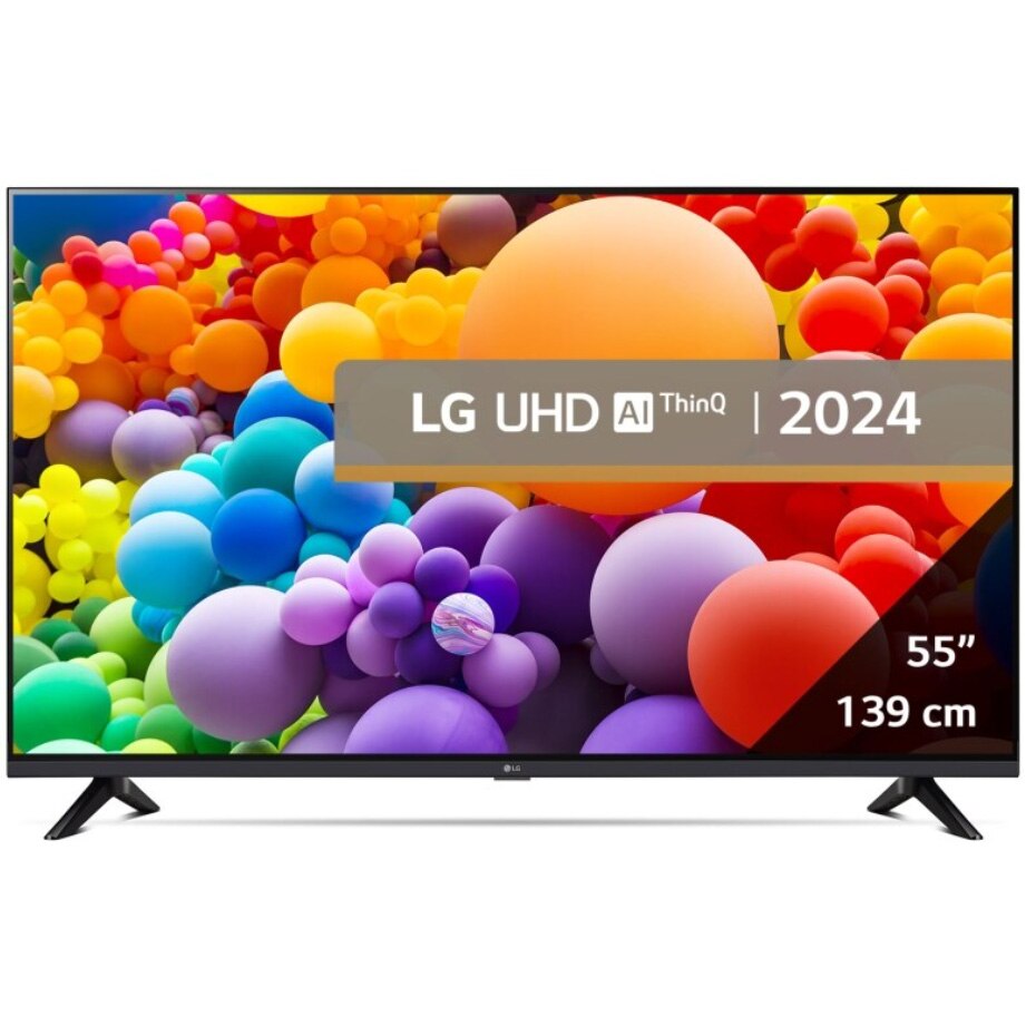 Televizor LG LED 55UT73003LA, 139 cm, Smart, 4K Ultra HD, Clasa G (Model 2024)