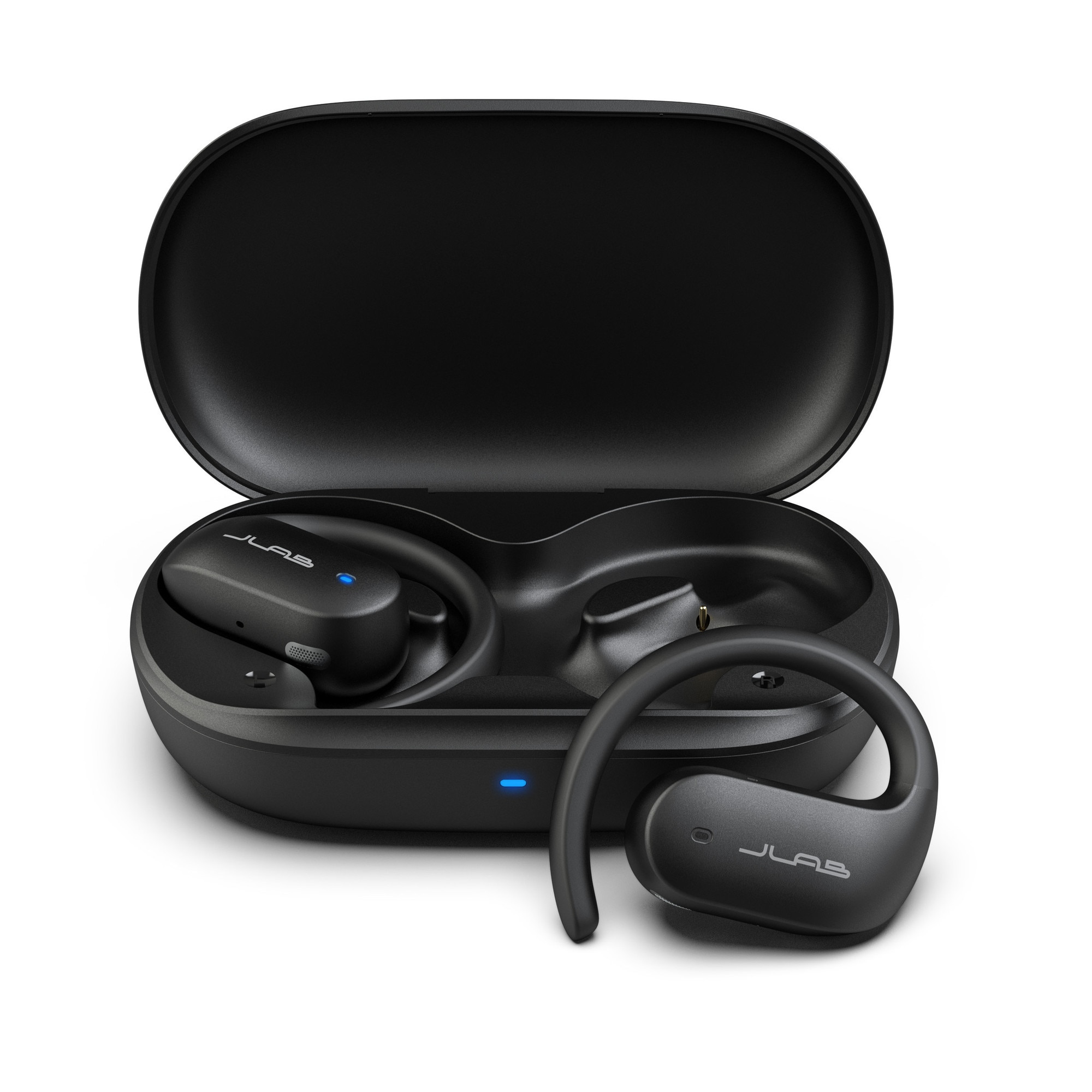 Open Ear Headphones JLAB JBuds Open Sport 2, True Wireless, Bluetooth, Noise-cancelling, Autonomy 24 hours, IP55, Black