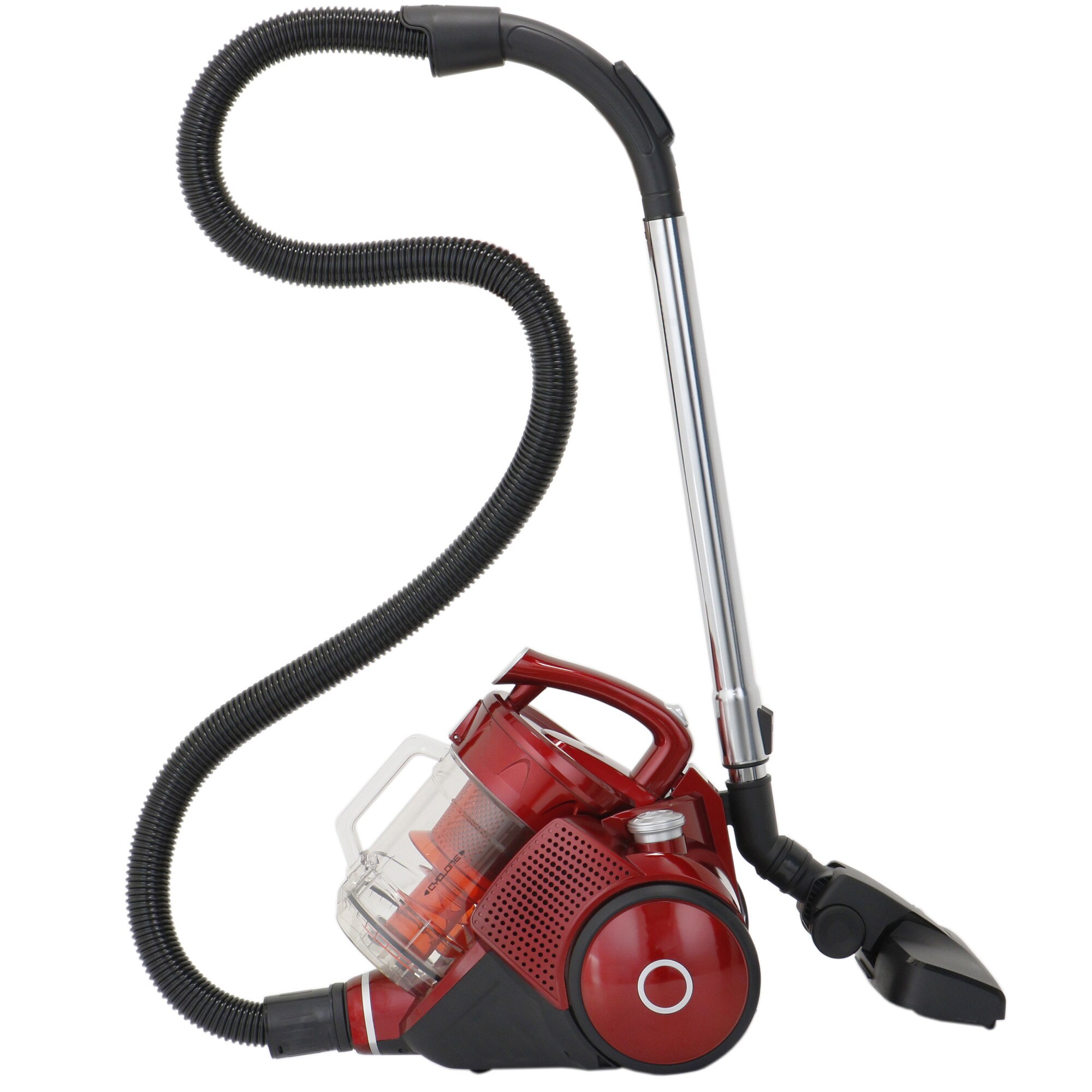 Bagless vacuum cleaner StarLight ACVS720R, Multicyclonic, 20L, Telescopic tube, 700W, HEPA filter, Red