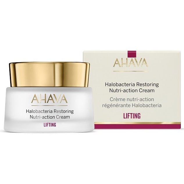 Ultra-nourishing cream Halobacteria Restoring Nutri-action Ahava Lifting, 50 ml