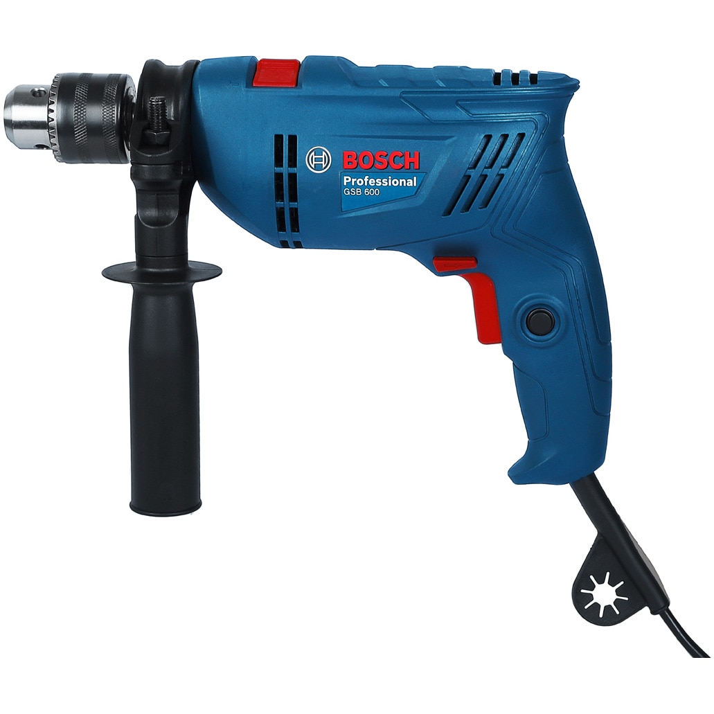 Bosch Professional GSB 600 Impact Drill, 600 W, 3000 RPM, 48,000 impacts/min,