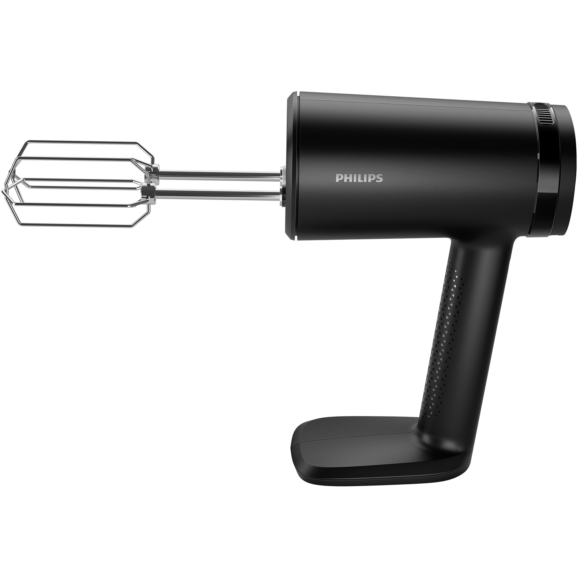 Philips hand mixer series 5000, HR378110: 500W, 5 speeds + turbo, LED screen, stainless steel hooks, 1L cup, black