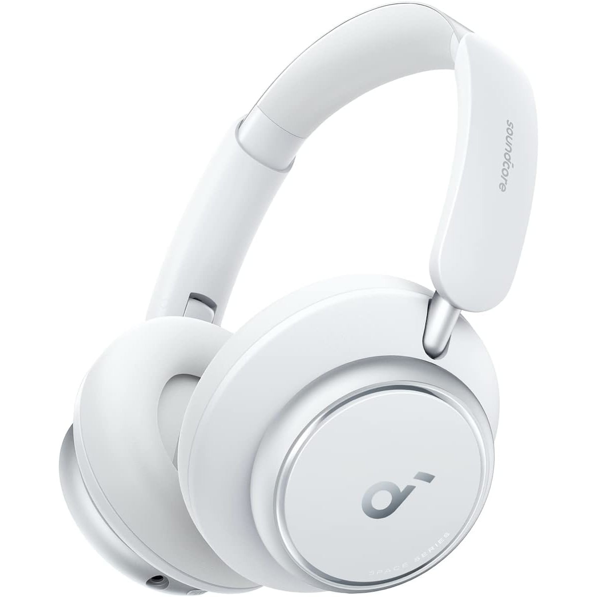 Anker Soundcore Space Q45 Wireless Over-Ear Headphones, Adaptive Active Noise Cancelling, LDCA Hi-Res, Bluetooth 5.3, White