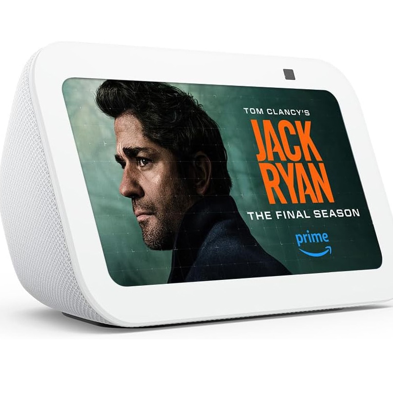 Boxa inteligenta Amazon Echo Show 5 2023 (3rd Gen), Display 5.5", Camera 2 MP, Wi-Fi, Bluetooth, Alb