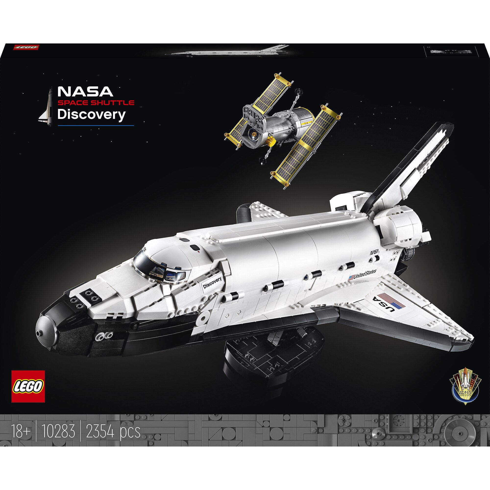 LEGO® Icons Creator Expert - Naveta spatiala NASA Discovery 10283, 2354 piese