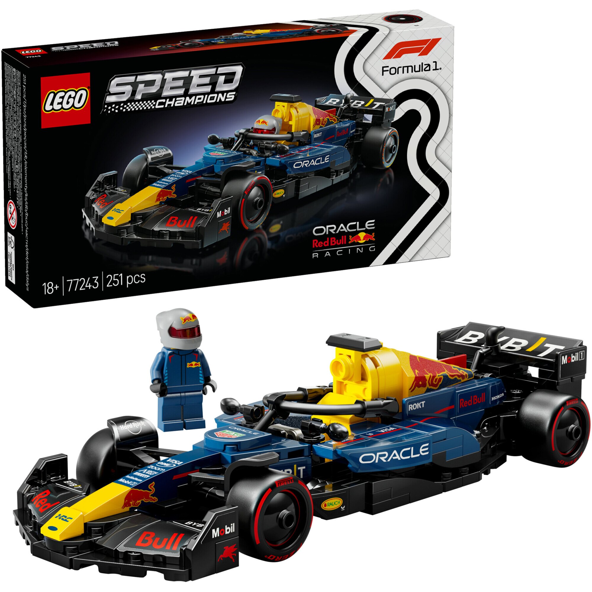 LEGO® Speed Champions - F1® Oracle Red Bull Racing RB20 77243, 251 pieces