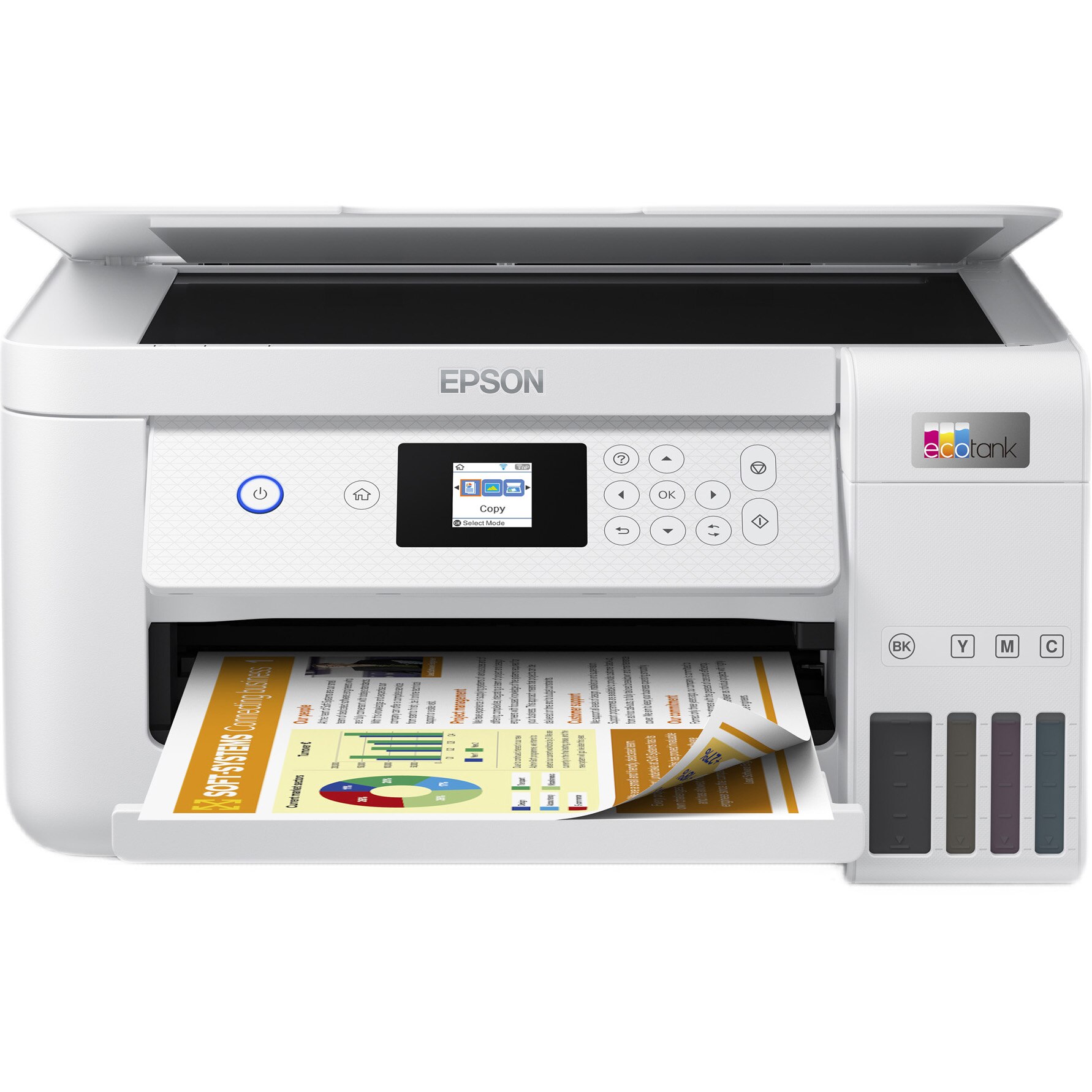 Multifunctional inkjet color CISS Epson EcoTank L4266, Duplex, Wireless, A4, alb