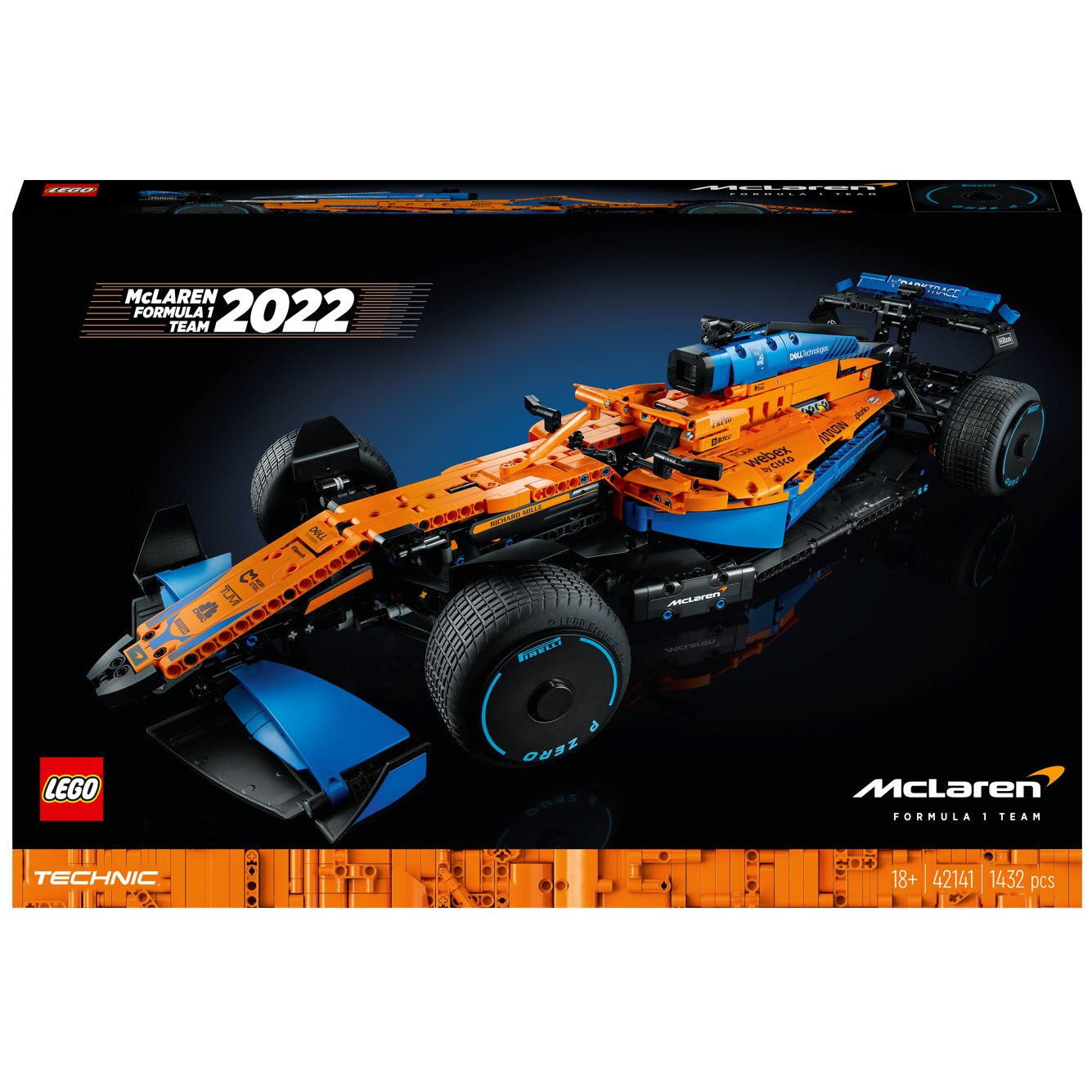 LEGO® Technic - Masina de curse McLaren Formula 1 42141, 1432 piese