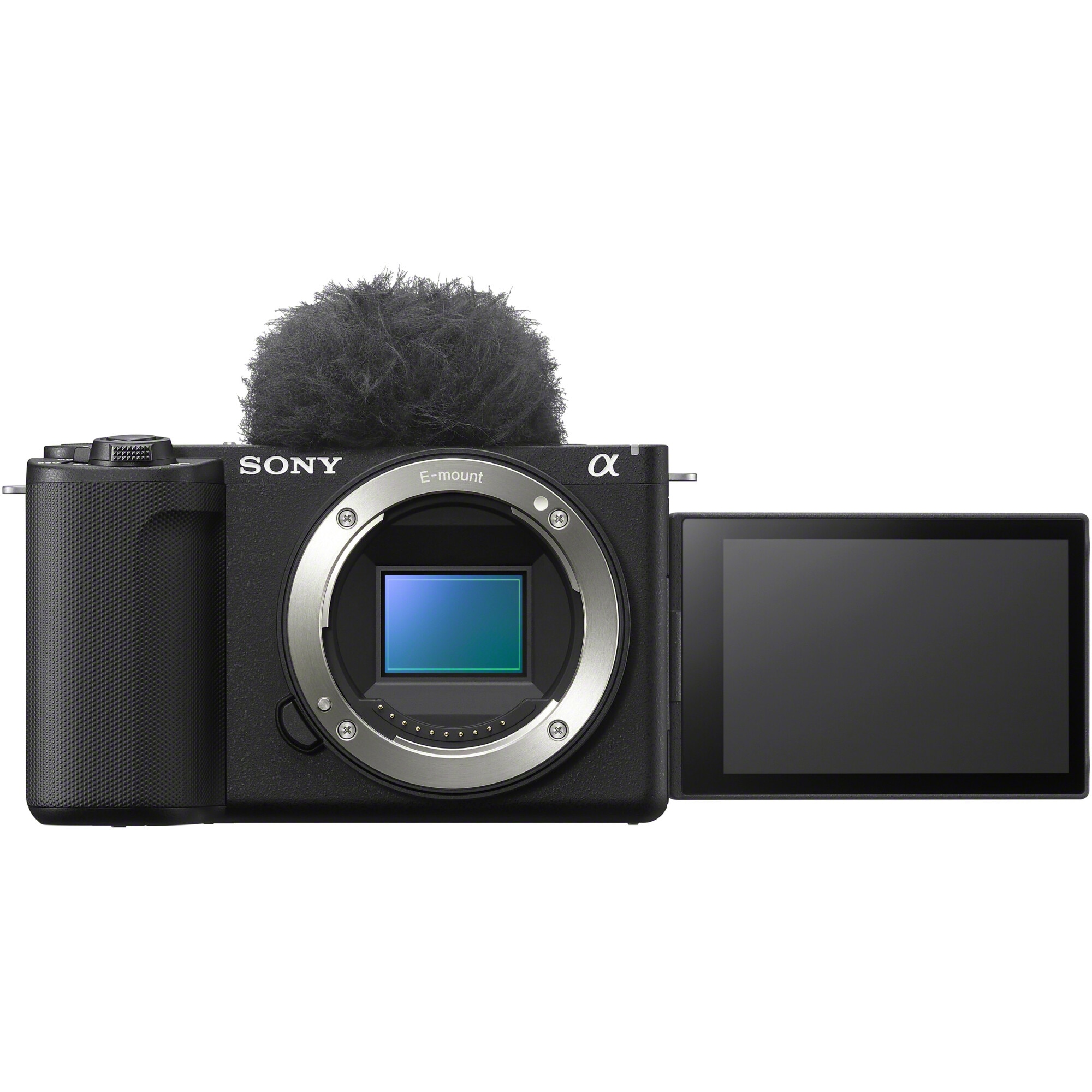 Aparat foto Mirrorless Sony Alpha ZV-E10M2 Body, 26MP, APS-C, E-Mount, 4K 60p, ISO 100-32000, Negru