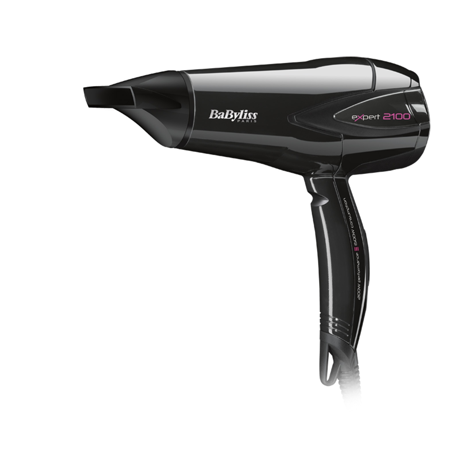 BaByliss D322E Expert hair dryer, 3 temperature levels, 2100W, black