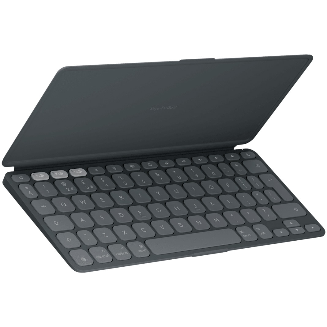 Tastatura Wireless Portabila Logitech Keys-To-Go 2, BT, Multidevice, for MAC, Graphite