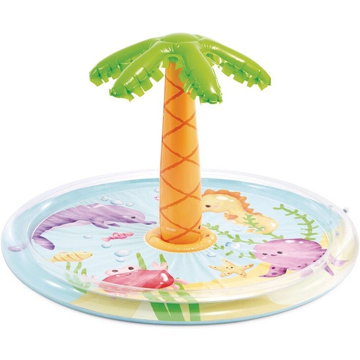 Intex inflatable pool - Palm Tree Spray, 173 x 104 cm